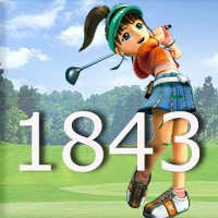 女子ゴルフTVキャプの跡1843