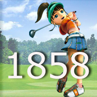 女子ゴルフTVキャプの跡1858