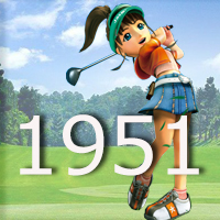 女子ゴルフTVキャプの跡1951